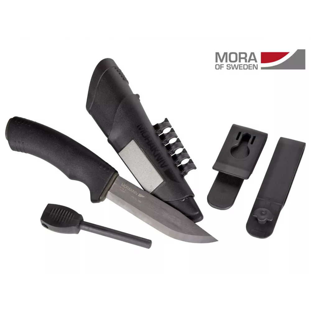 Morakniv® Bushcraft Survival Black  - Carbon Steel