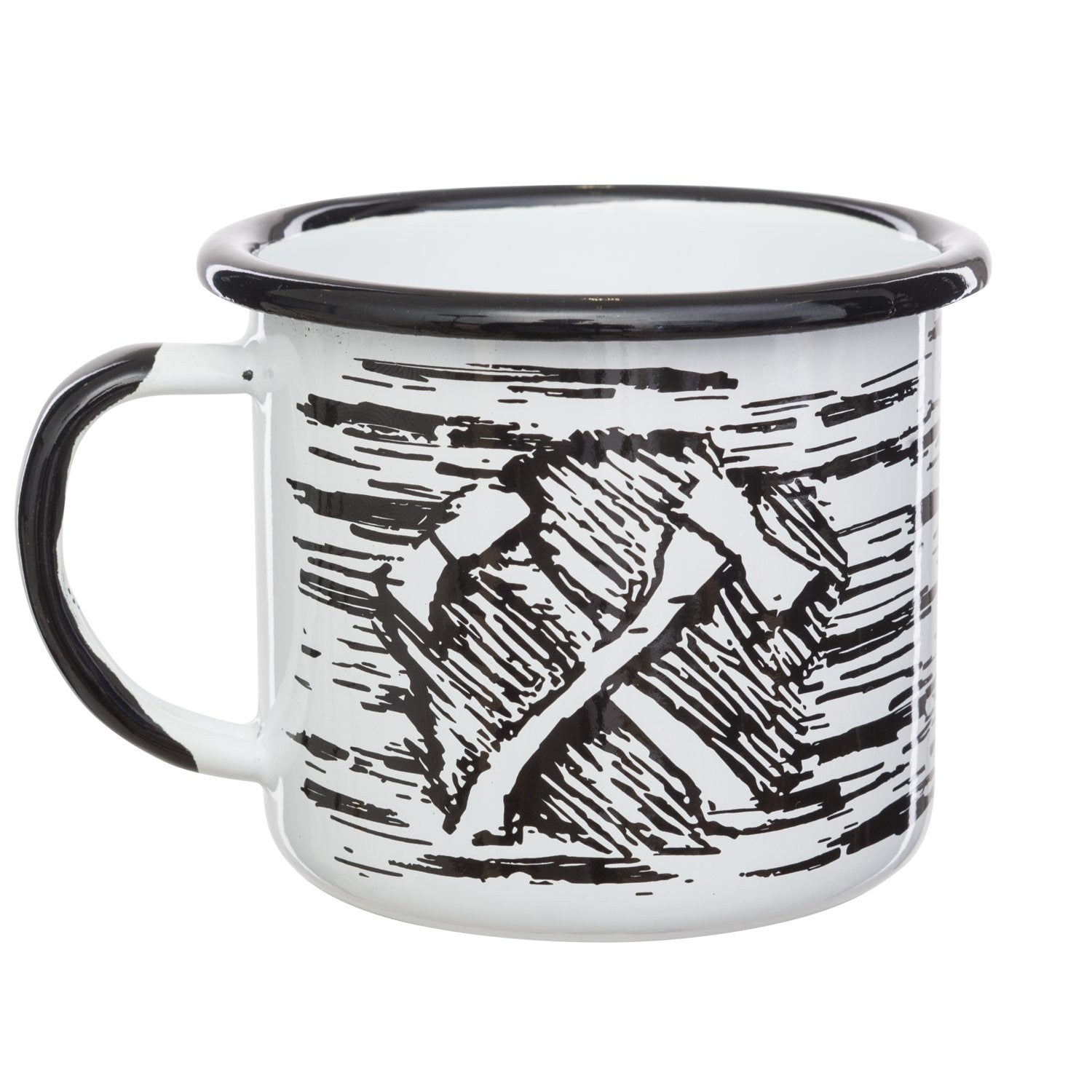 Axe Enamel Mug 0,35 L