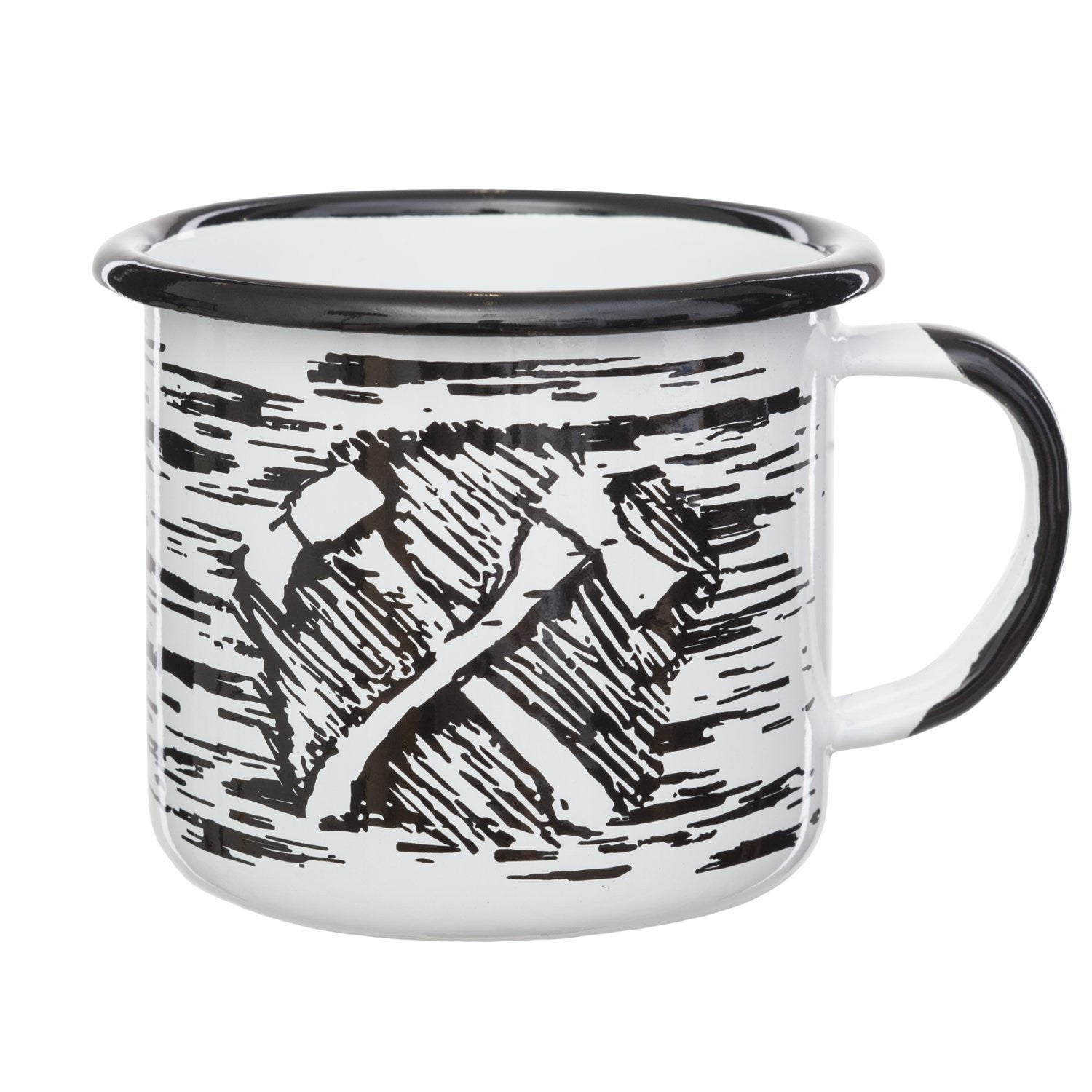 Axe Enamel Mug 0,35 L