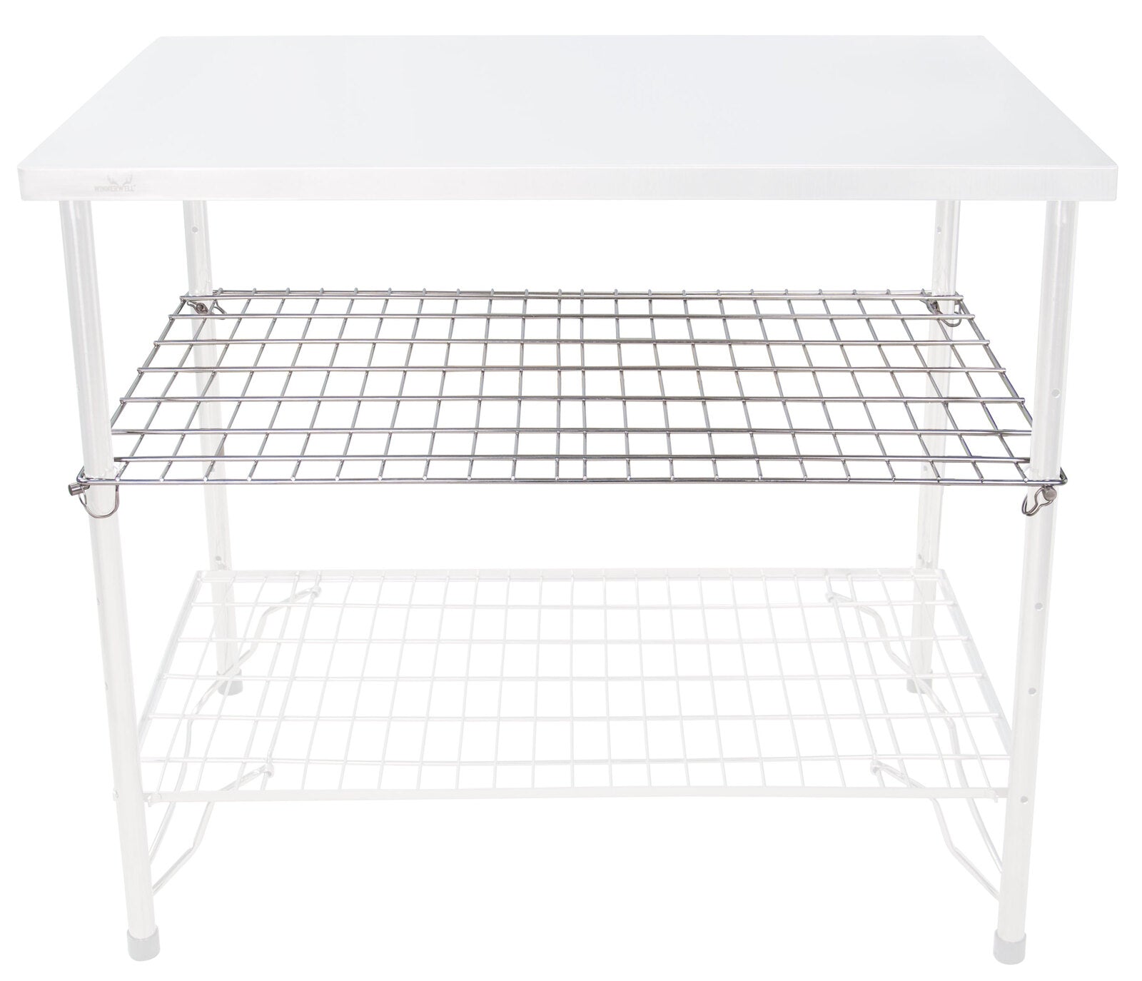 Support en filet pour table de camping haute