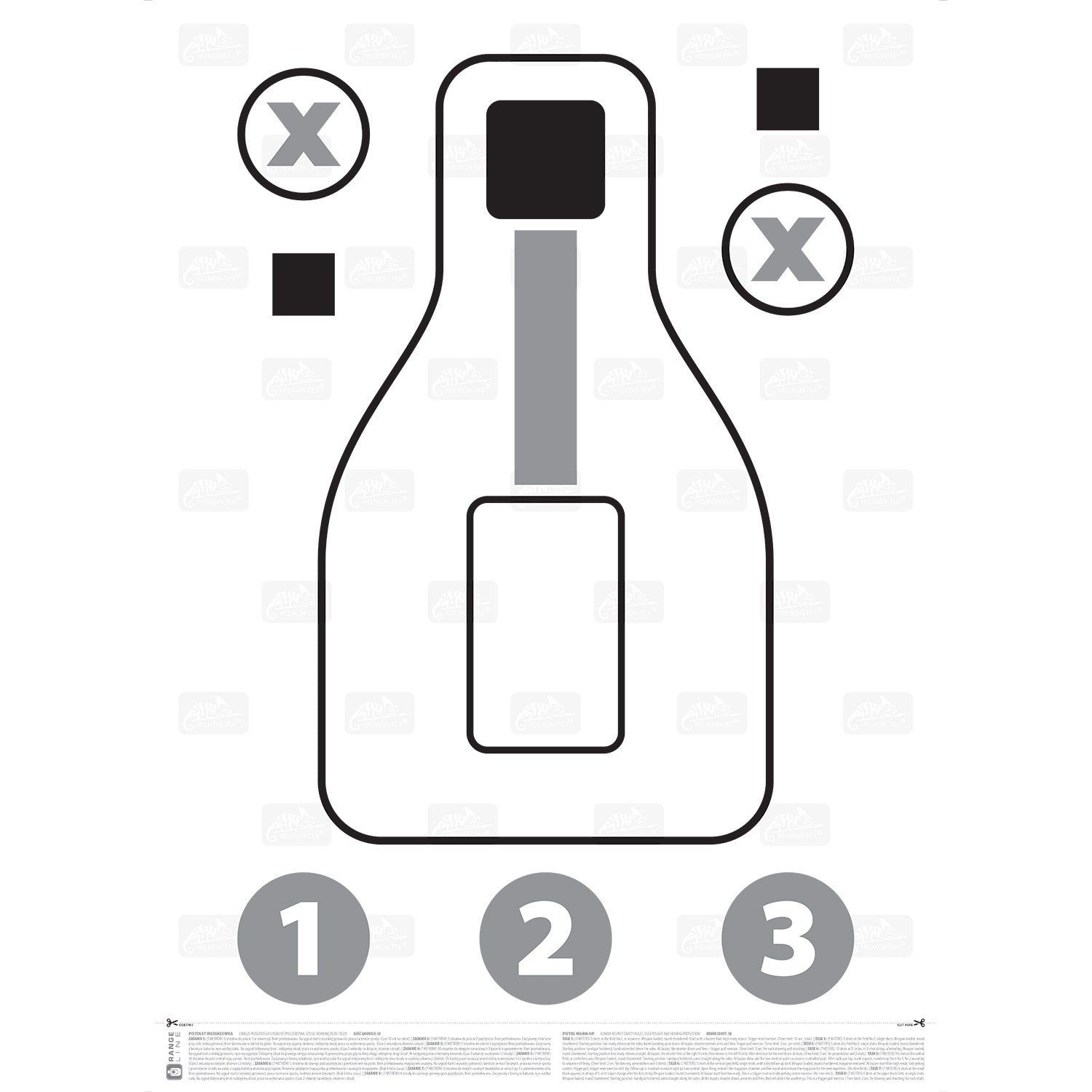 Pxqt  - Pistol Excercise/Qualification Target®